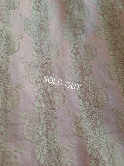 画像4: アンティークレースパターン花柄カーテンC