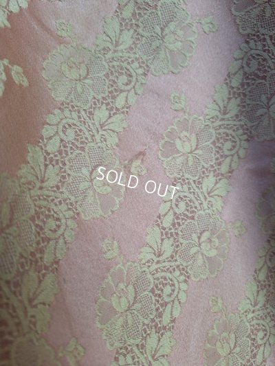 画像13: アンティークレースパターン花柄カーテンC