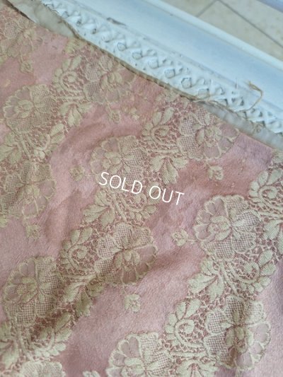 画像23: アンティークレースパターン花柄生地D
