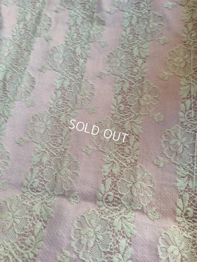 画像6: アンティークレースパターン花柄生地D
