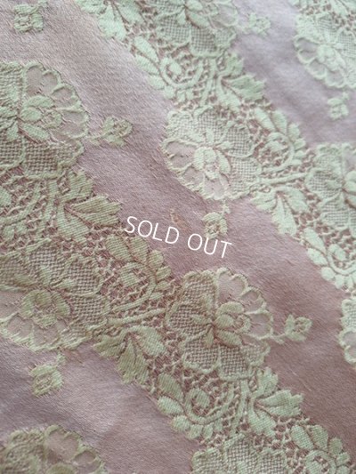 画像9: アンティークレースパターン花柄生地D