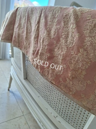 画像11: アンティークレースパターン花柄生地D