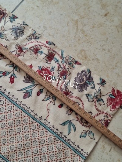 画像19: アンティーク花柄カーテン