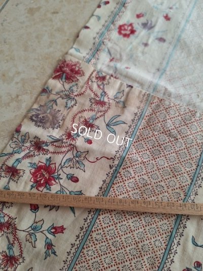 画像22: アンティーク花柄カーテン