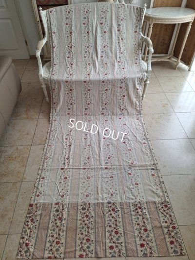 画像8: アンティーク花柄カーテン