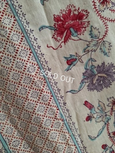 画像13: アンティーク花柄カーテン