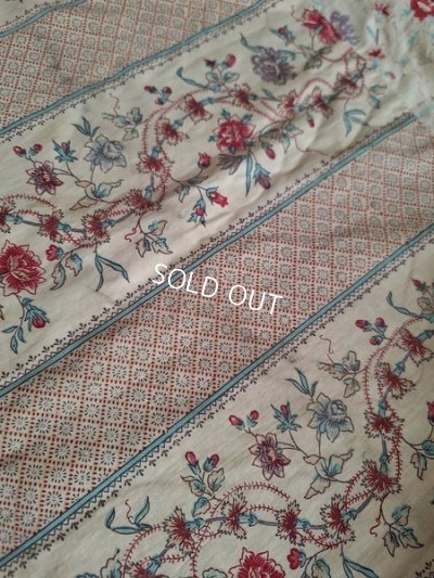 画像15: アンティーク花柄カーテン