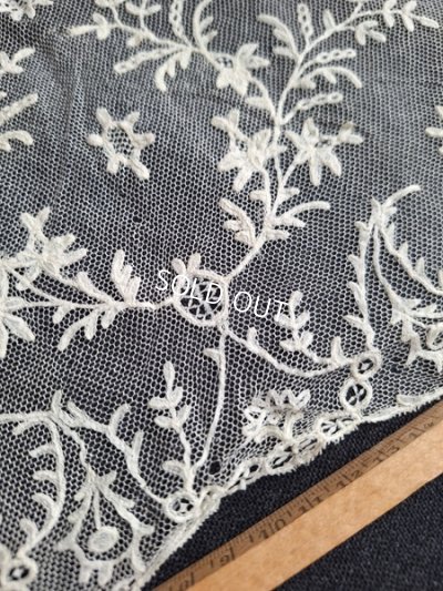 画像14: アンティークレースベール