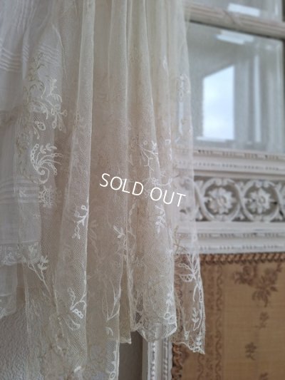 画像2: アンティークレースベール