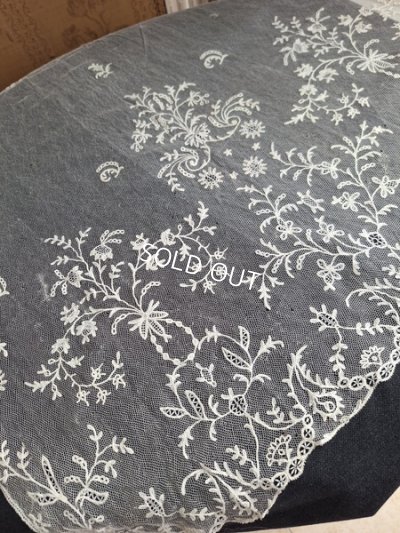 画像16: アンティークレースベール