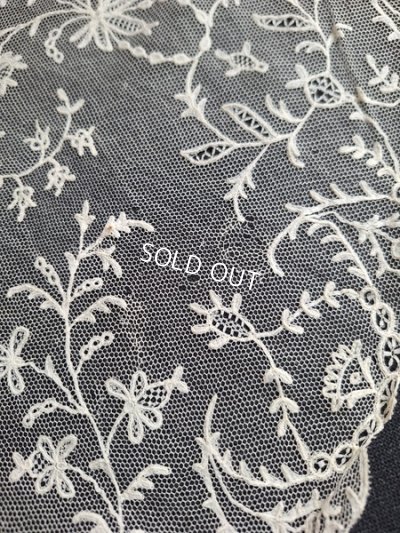 画像11: アンティークレースベール