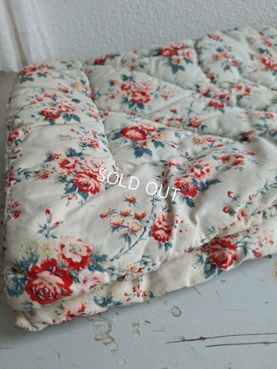 画像24: 小さな花柄フレンチキルト