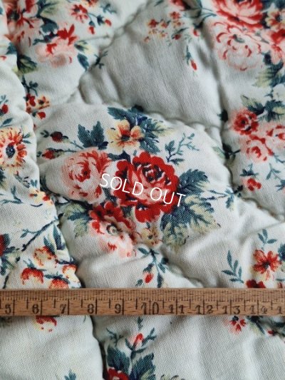 画像6: 小さな花柄フレンチキルト