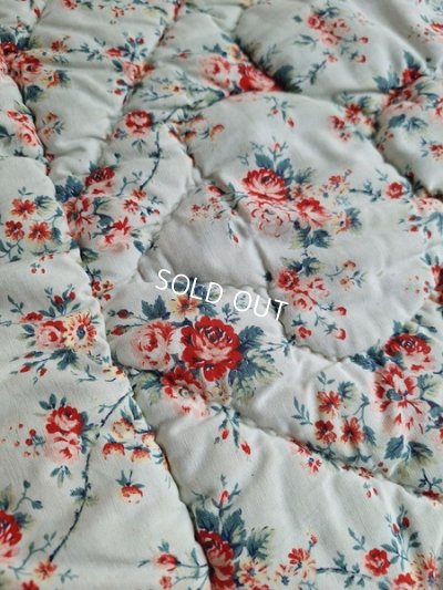 画像8: 小さな花柄フレンチキルト