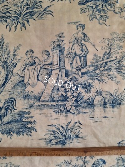 画像3: トワルドジュイ柄端切れカーテン