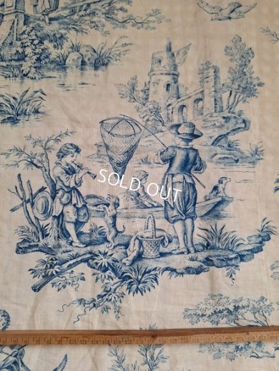 画像4: トワルドジュイ柄端切れカーテン