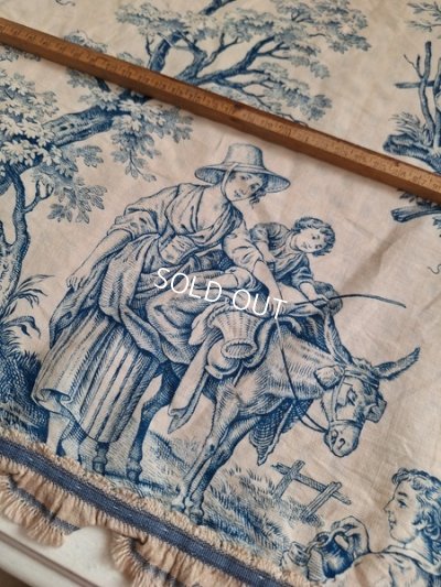 画像6: トワルドジュイ柄端切れカーテン