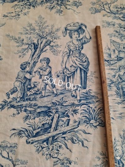 画像8: トワルドジュイ柄端切れカーテン