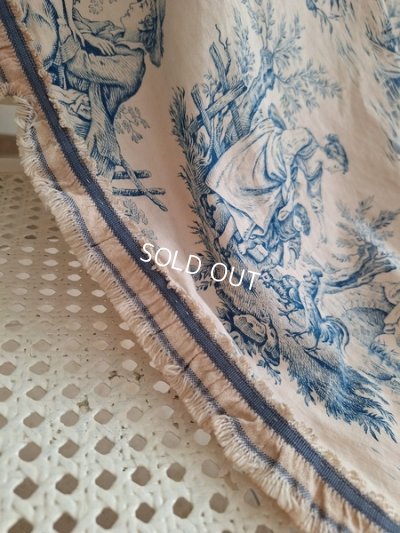 画像16: トワルドジュイ柄端切れカーテン