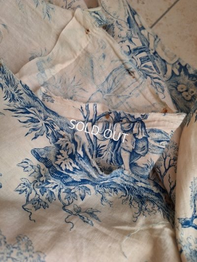 画像19: トワルドジュイ柄端切れカーテン