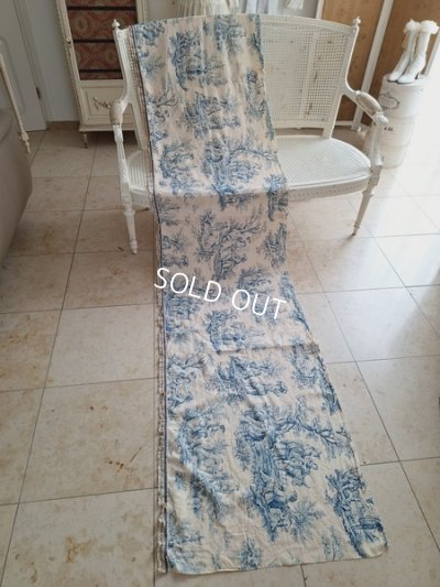 画像20: トワルドジュイ柄端切れカーテン