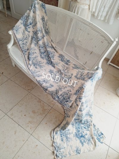 画像22: トワルドジュイ柄端切れカーテン