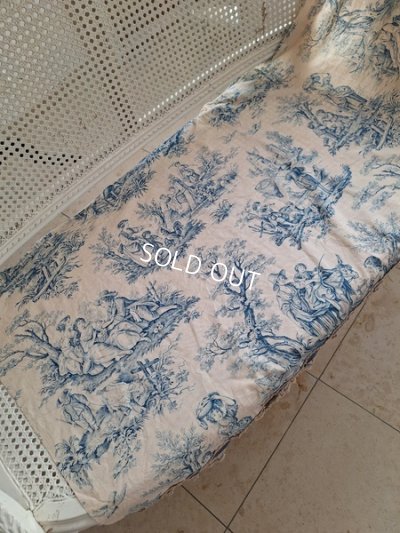 画像24: トワルドジュイ柄端切れカーテン