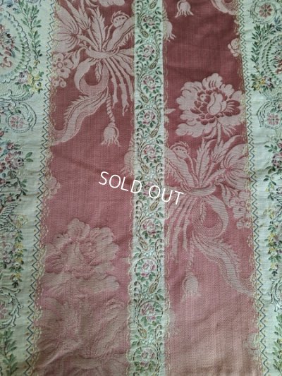 画像10: フレンチ花柄アンティークカーテン