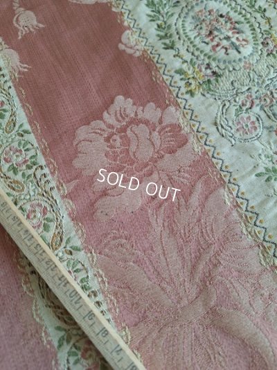 画像17: フレンチ花柄アンティークカーテン