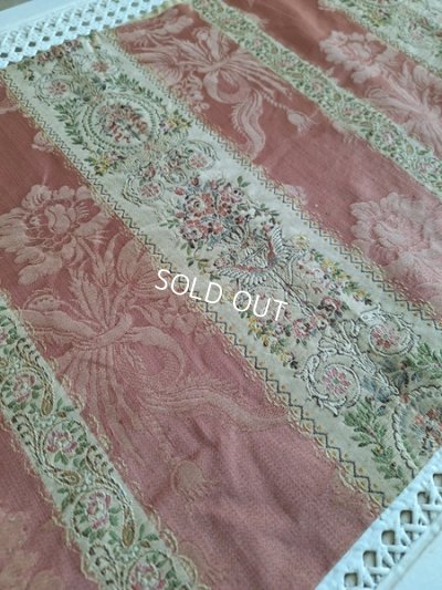 画像11: フレンチ花柄アンティークカーテン