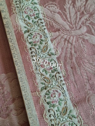 画像8: フレンチ花柄アンティークカーテン