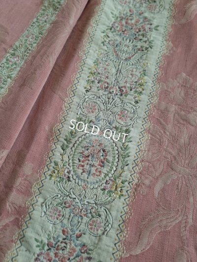 画像20: フレンチ花柄アンティークカーテン