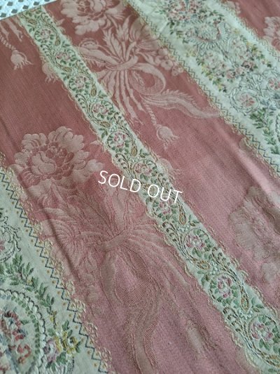 画像22: フレンチ花柄アンティークカーテン