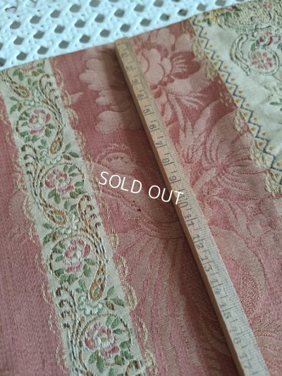 画像34: フレンチ花柄アンティークカーテン