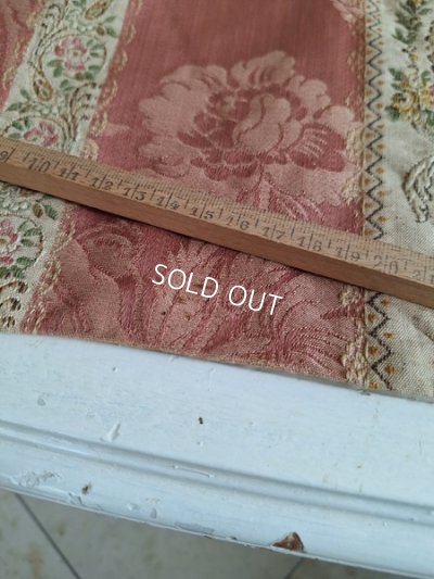 画像23: フレンチ花柄アンティークカーテン