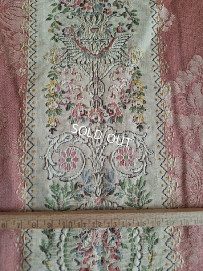 画像26: フレンチ花柄アンティークカーテン