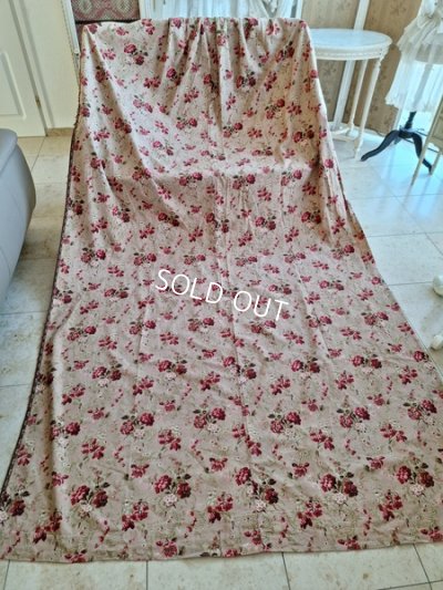 画像25: フレンチ花柄カーテン