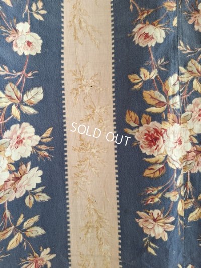 画像12: アンティークローズ柄カーテン