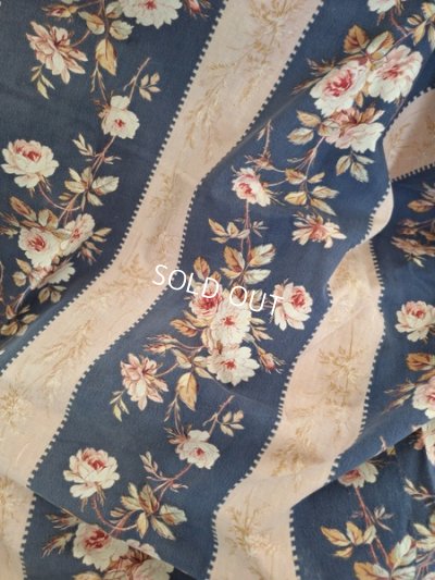 画像15: アンティークローズ柄カーテン