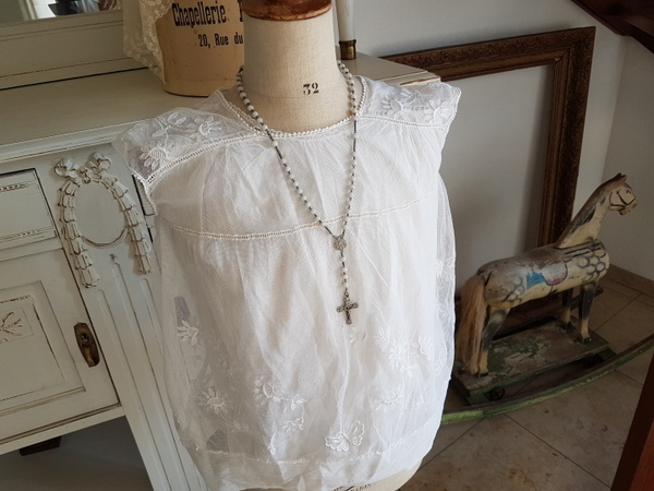 チュールレースブラウス アンティークショップ