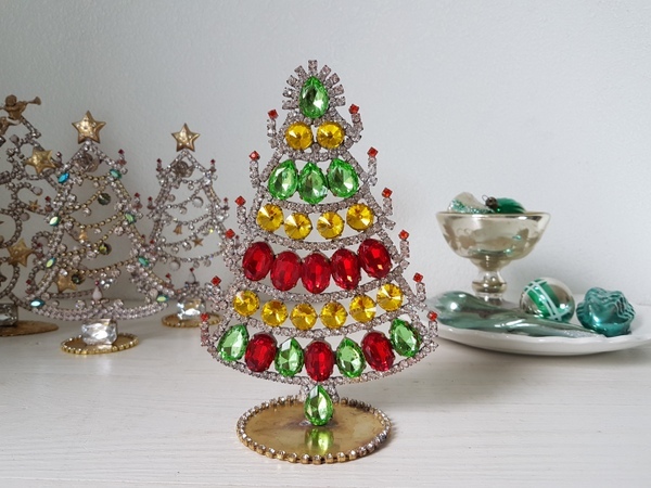 チェコガラスクリスマスツリー アンティークショップ