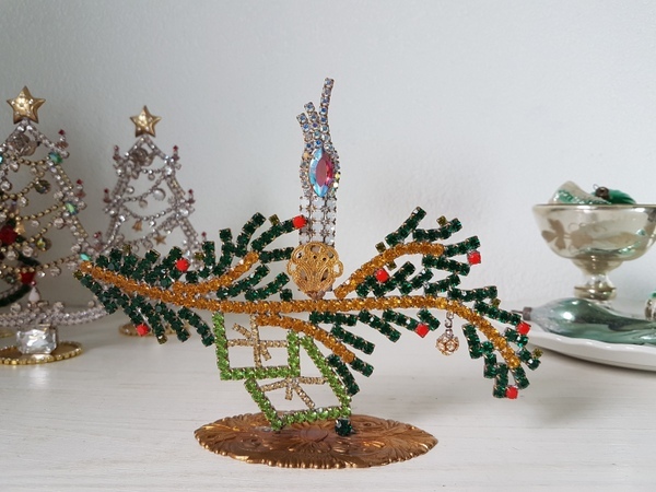 画像1: チェコガラスクリスマスツリー