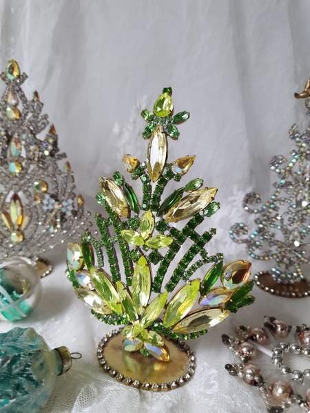 画像1: チェコガラスクリスマスツリー