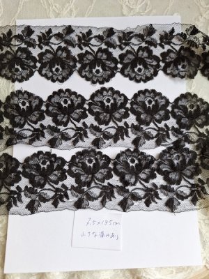 画像6: アンティークブラックレースセット