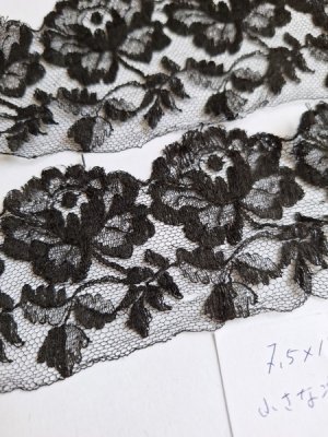 画像7: アンティークブラックレースセット