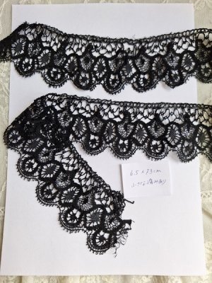 画像10: アンティークブラックレースセット