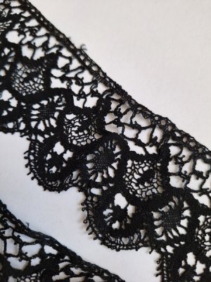 画像18: アンティークブラックレースセット