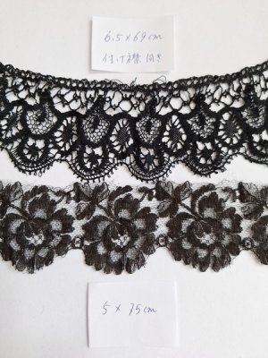 画像24: アンティークブラックレースセット