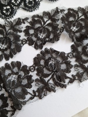 画像26: アンティークブラックレースセット