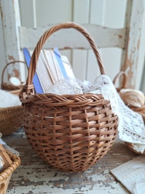 画像26: アンティーク小さなバスケット